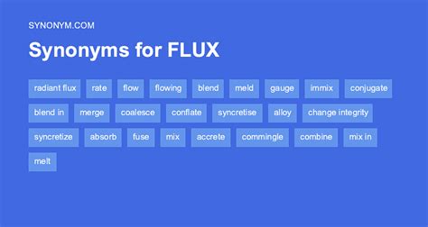 flux noun .